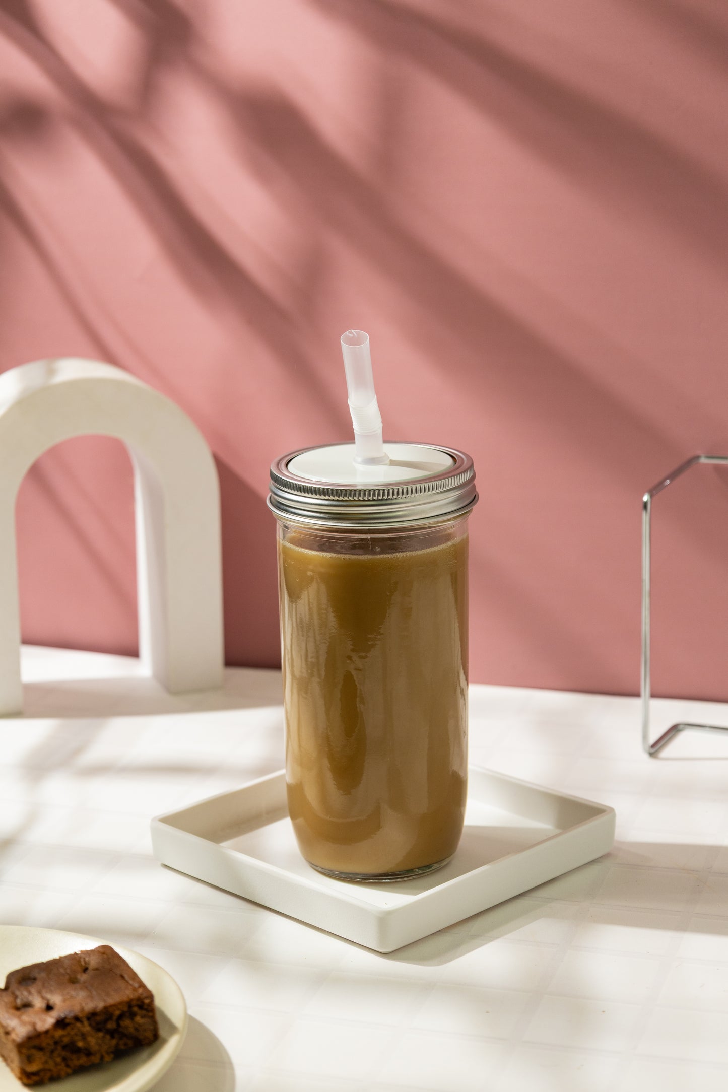 3-in-1 Multi-Purpose Glass Jar with Interchangeable Lids