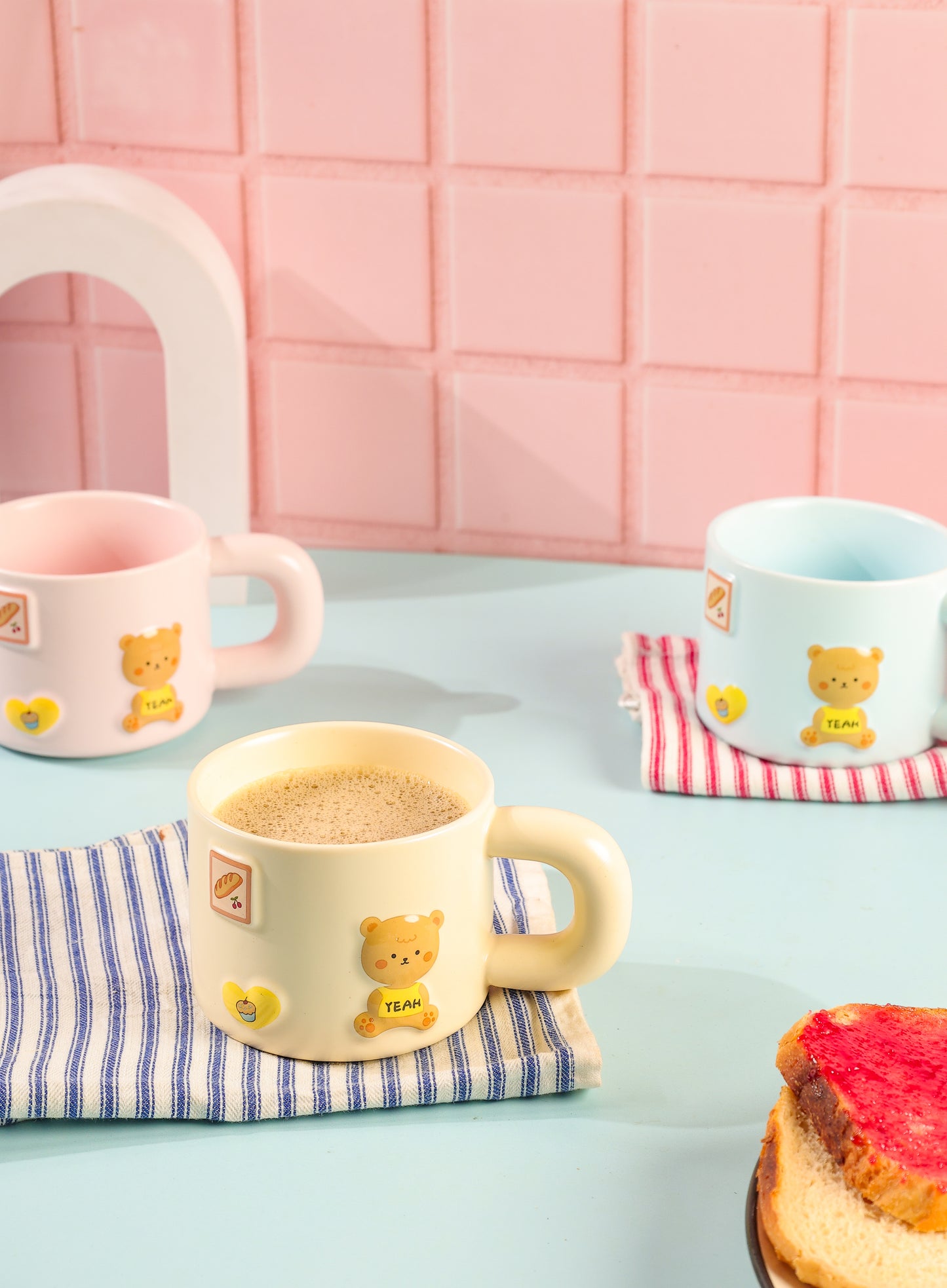 The Teddy Mug Yellow 430ML