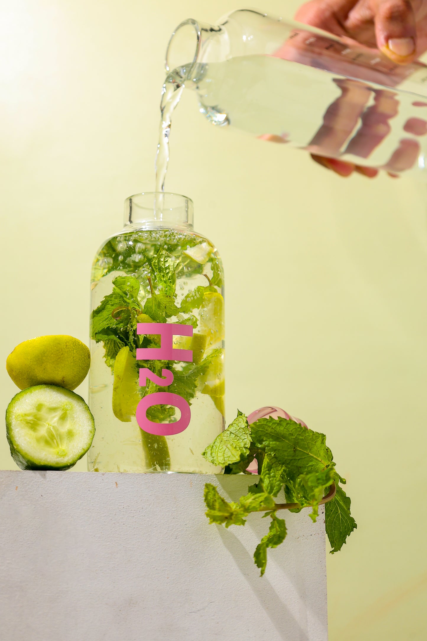 Drift Glass Bottle (PINK) 350 ML
