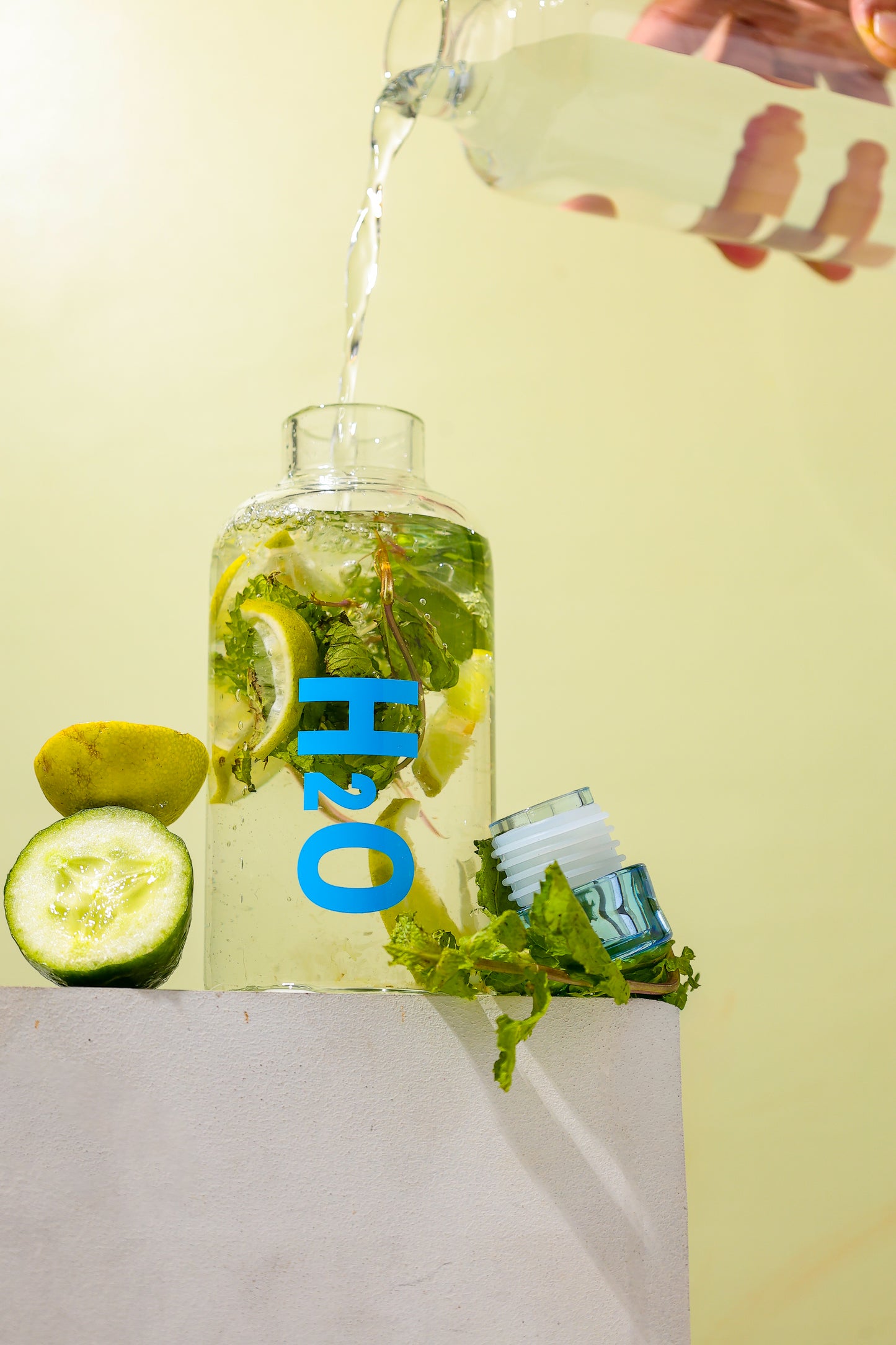 Drift Glass Bottle (BLUE) 350 ML