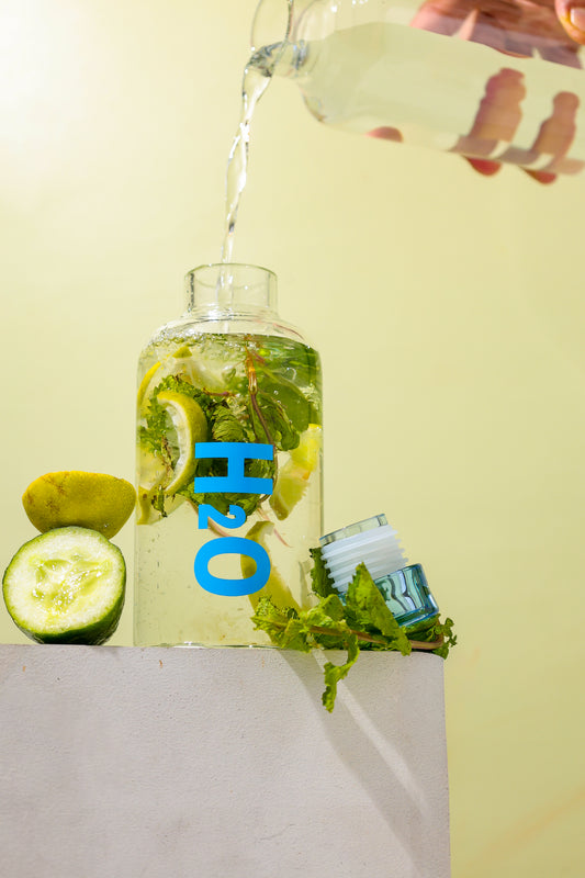 Drift Glass Bottle (BLUE) 350 ML