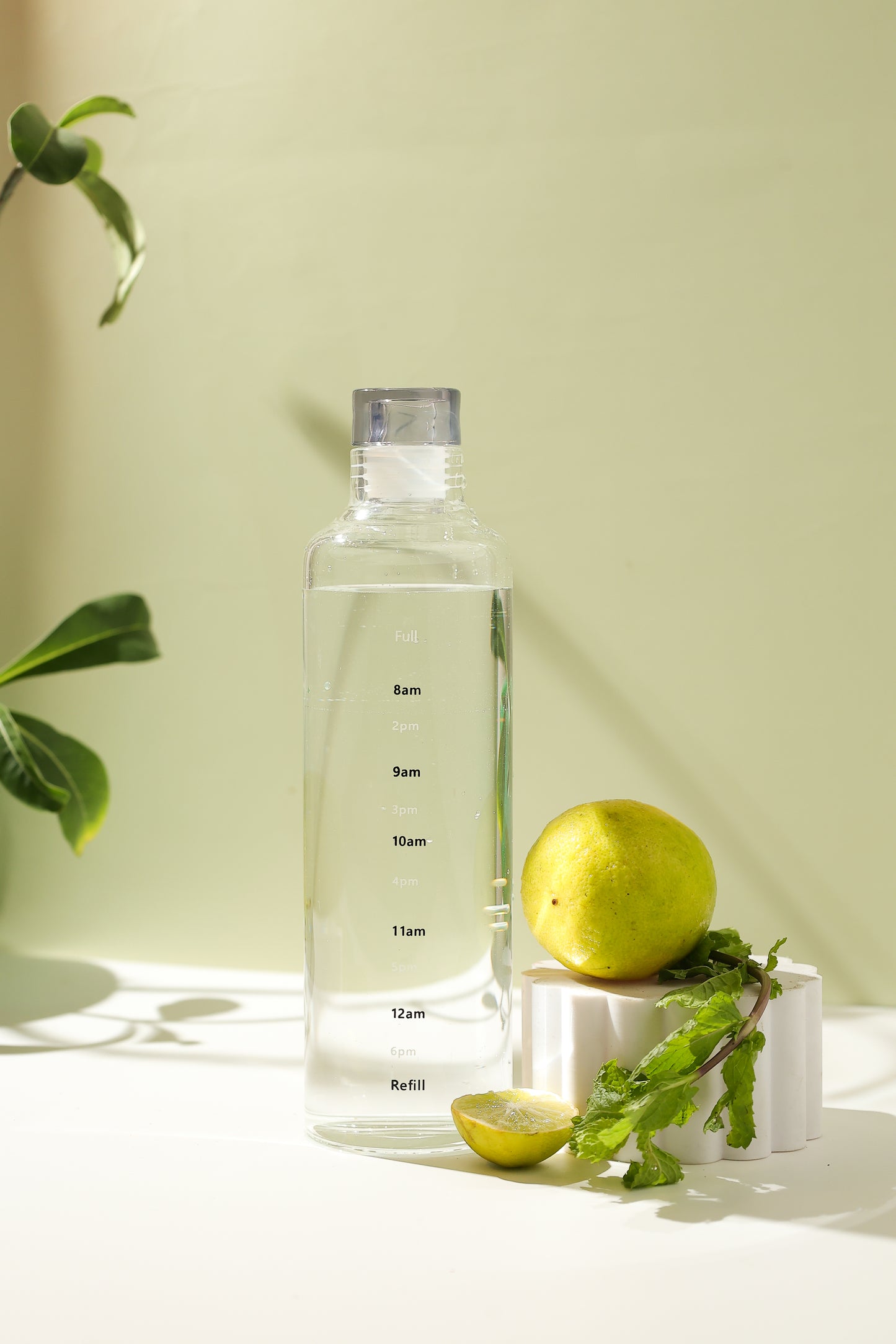 The Tide Glass Water Bottle Transparent 500 ML