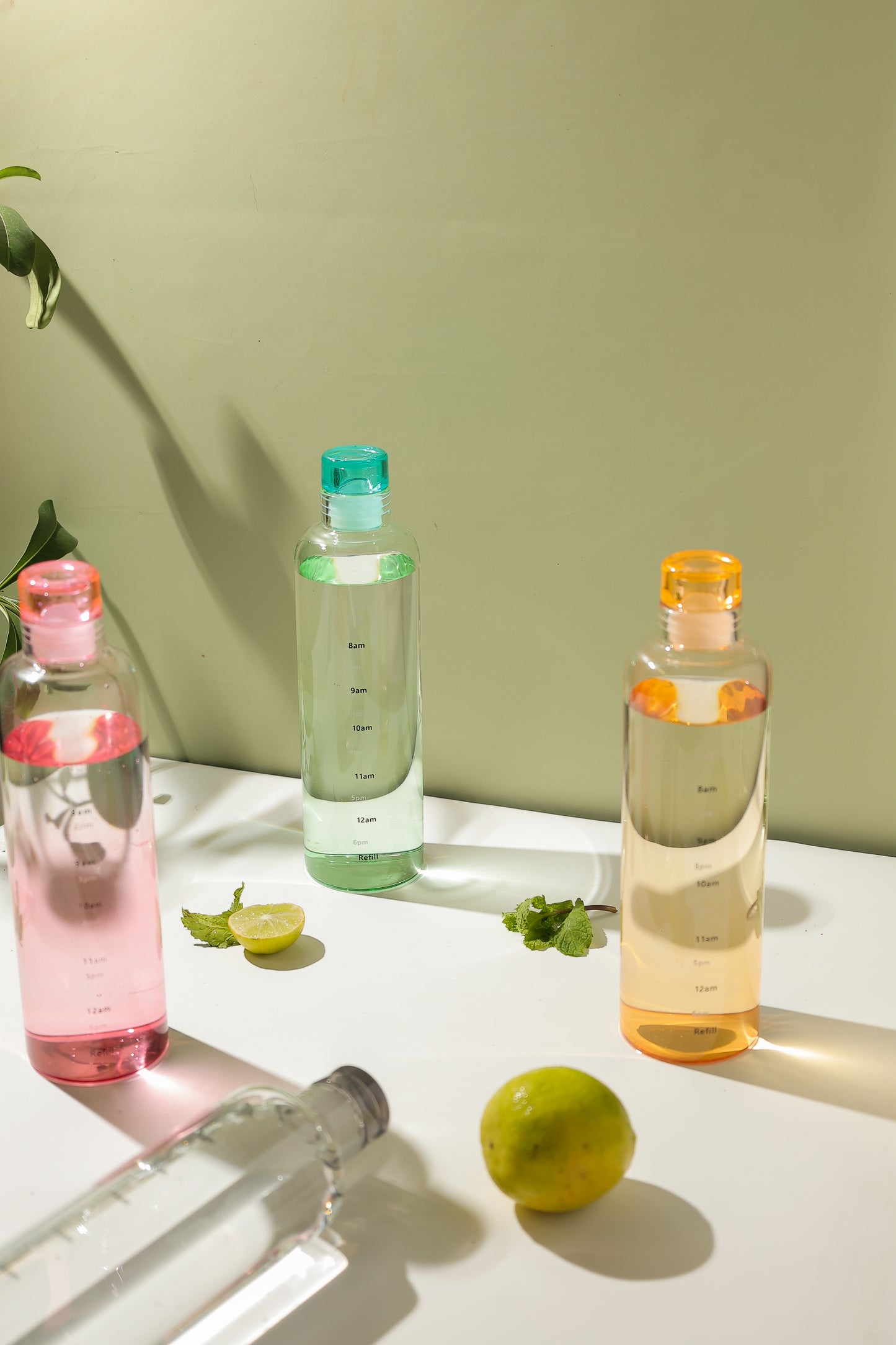 The Tide Glass Water Bottle Transparent 500 ML