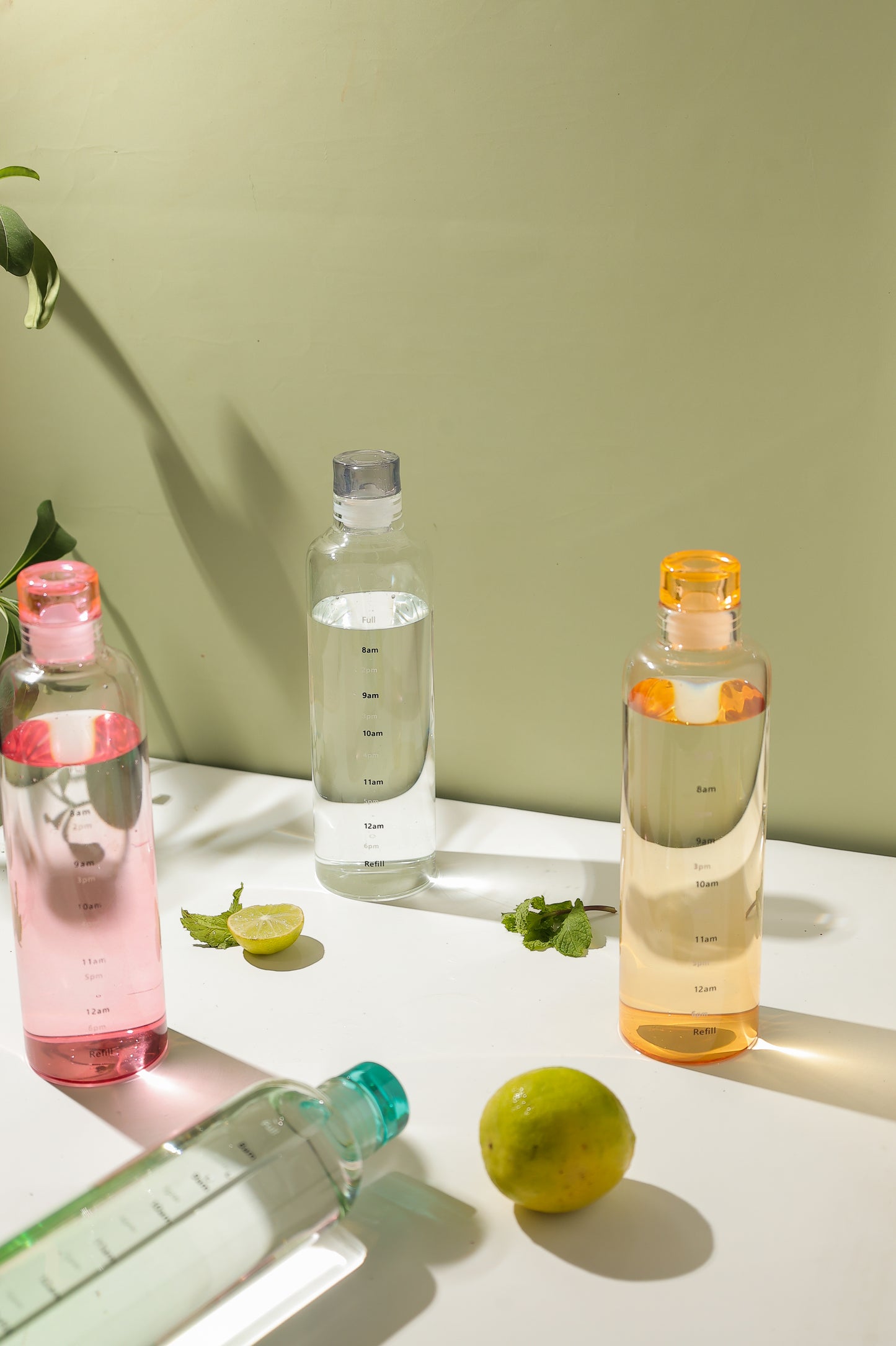 The Tide Glass Water Bottle Green 500 ML