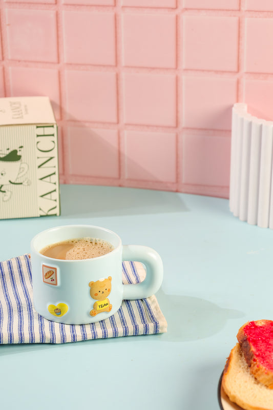 The Teddy Mug Blue 430 ML
