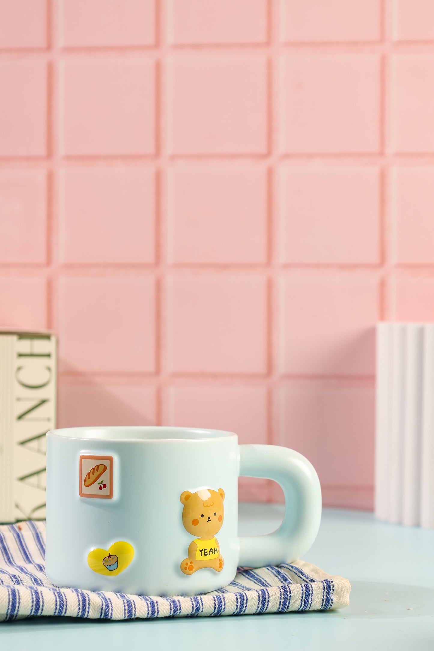 The Teddy Mug Blue 430 ML