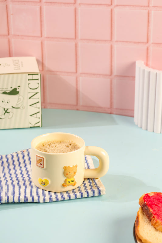 The Teddy Mug Yellow 430ML