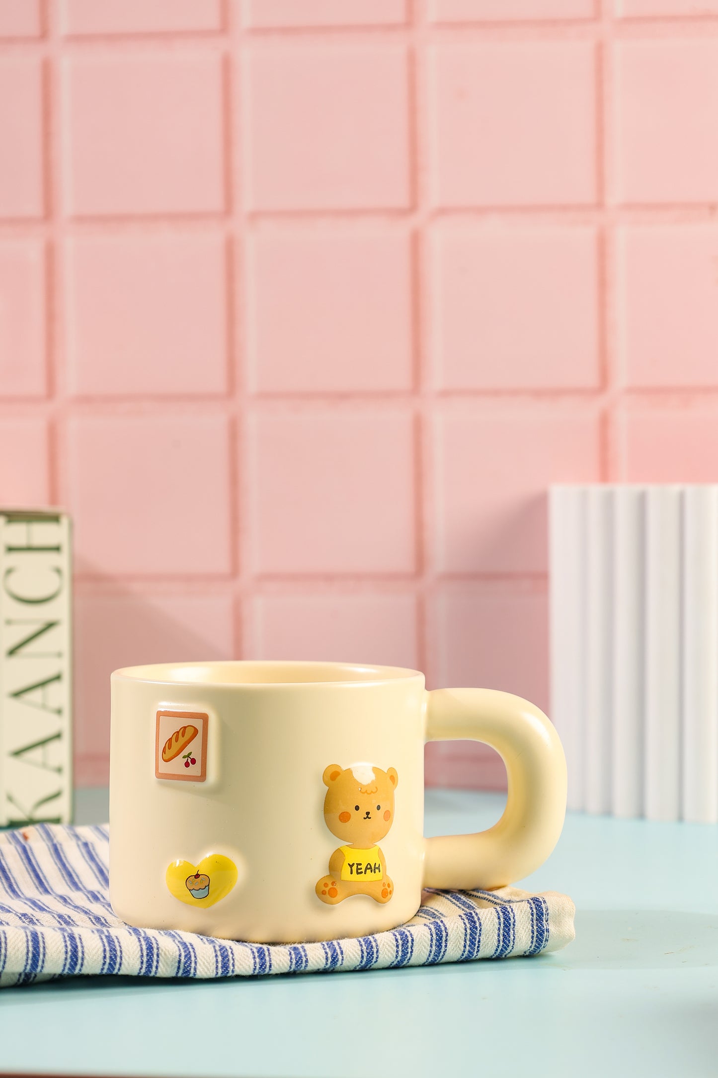 The Teddy Mug Yellow 430ML