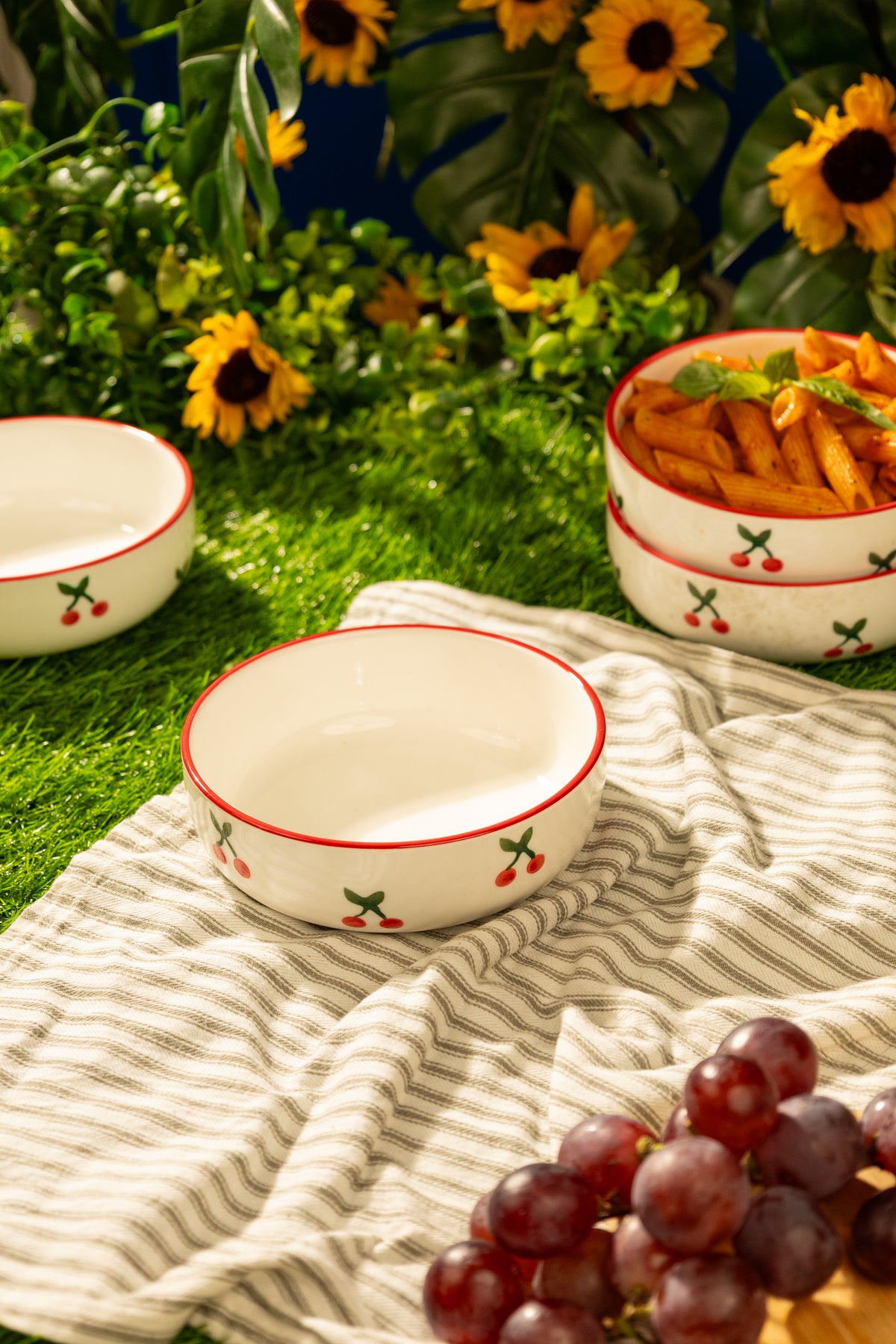 Cerise Everyday Bowl Set