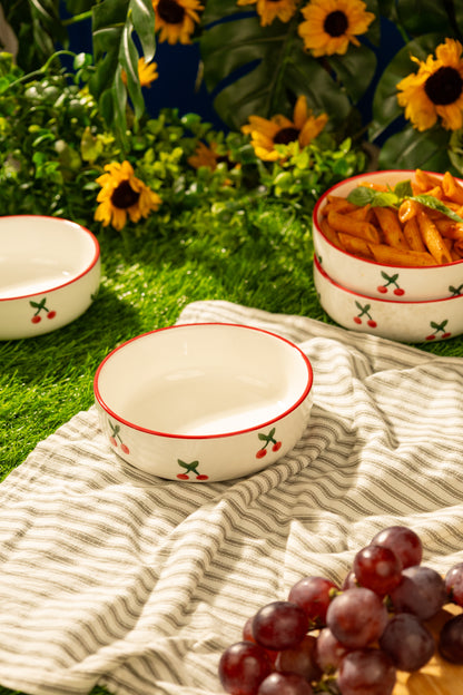 Cerise Everyday Bowl Set