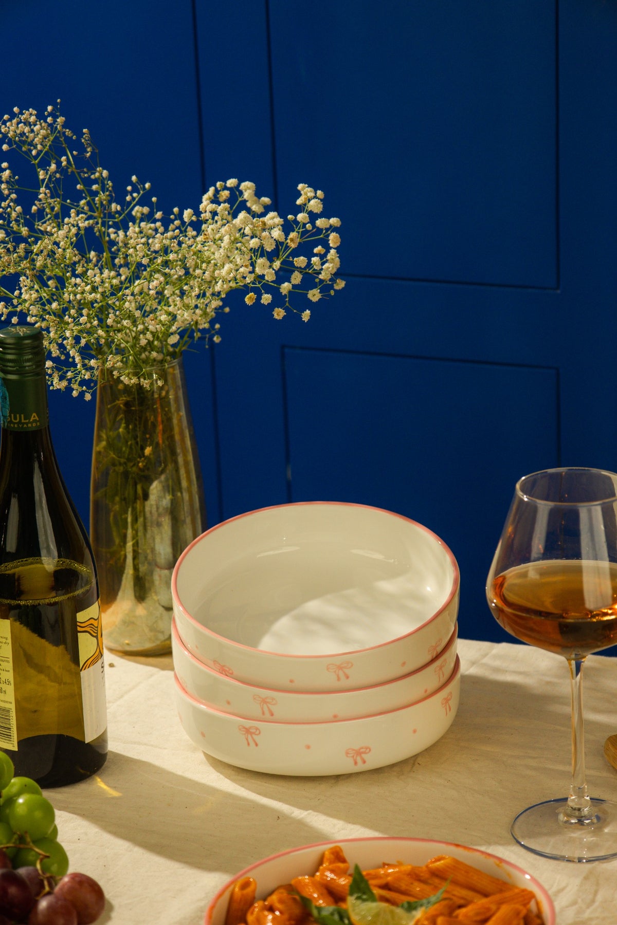 Amélie Bow Pasta Bowl Set