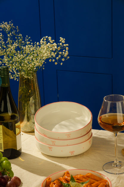 Amélie Bow Pasta Bowl Set