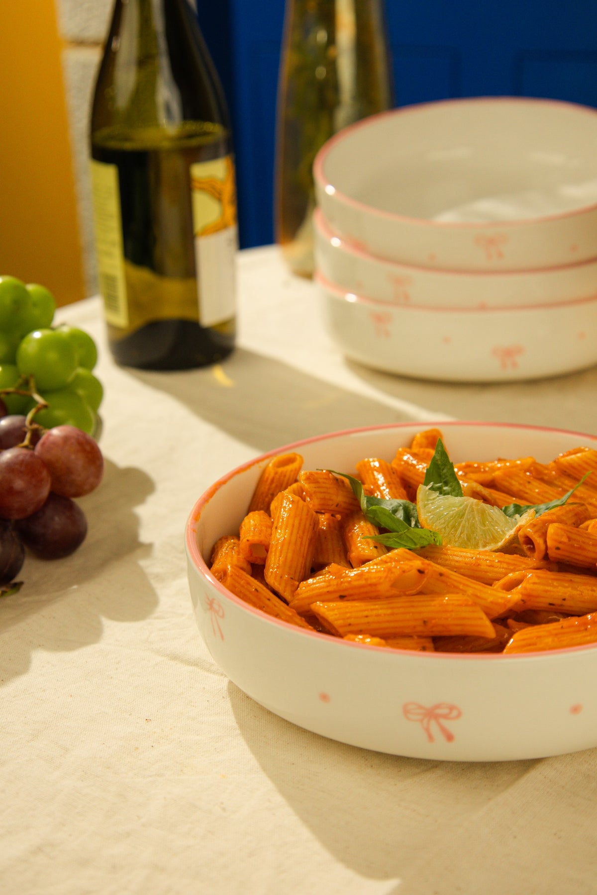 Amélie Bow Pasta Bowl Set