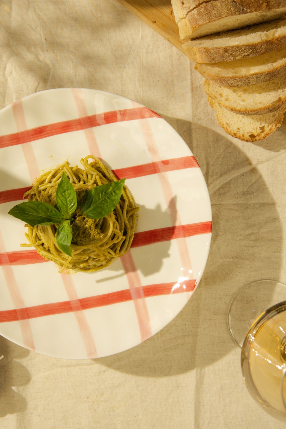 Romy Stripe Dinner Plate Set Of 4