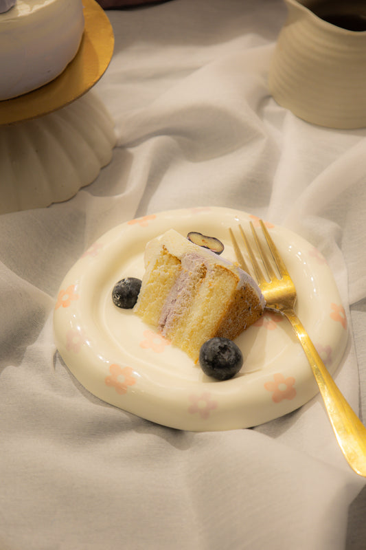 Mila Bloom Cake Plate Set Of 2