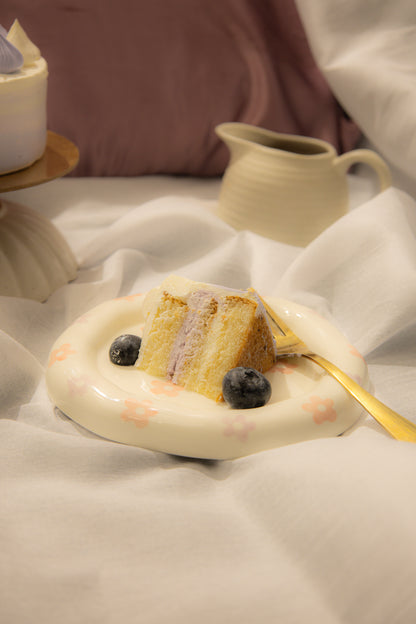 Mila Bloom Cake Plate Set Of 2