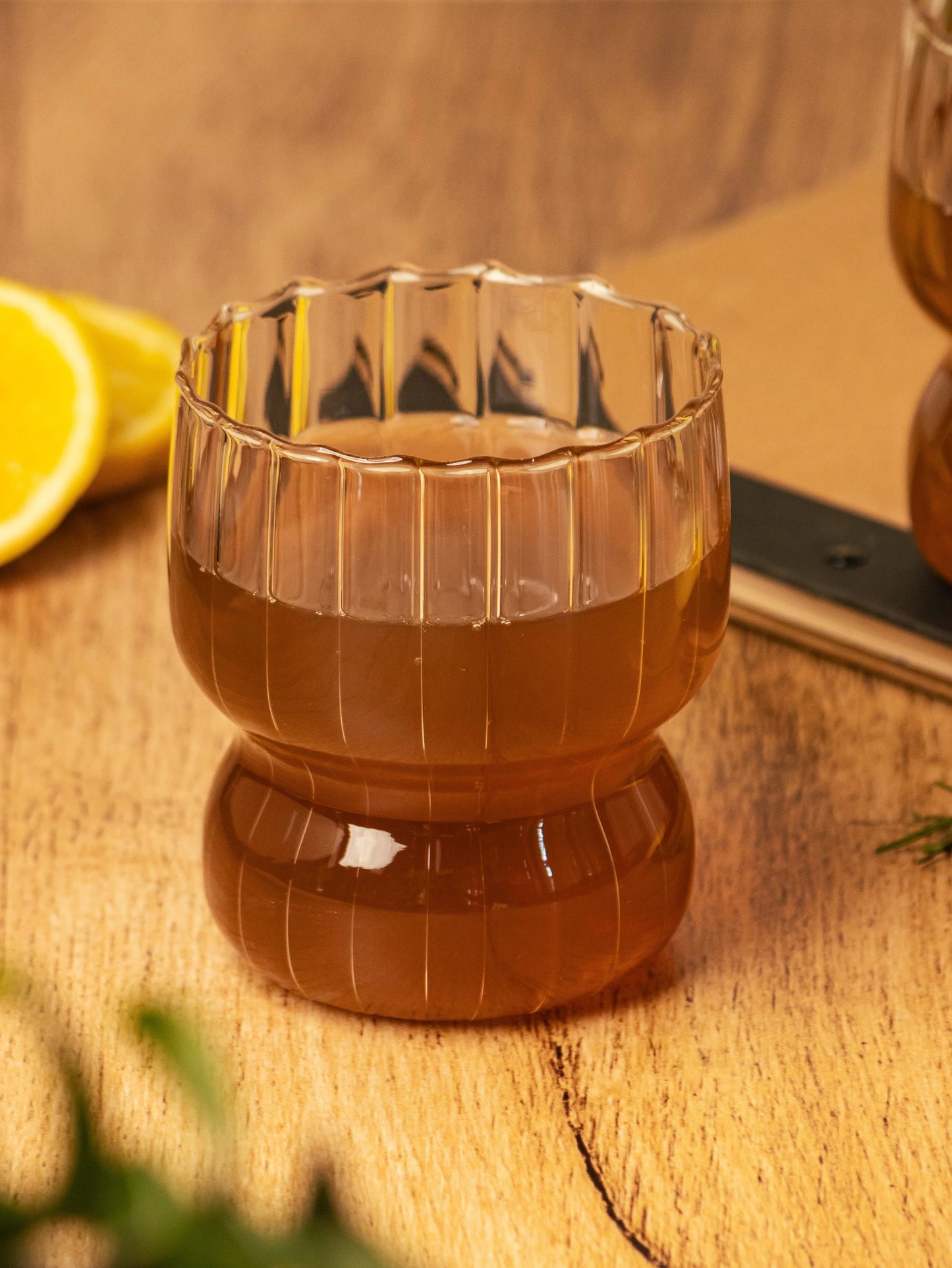 Glass Cup - 350 ML - Kaanch