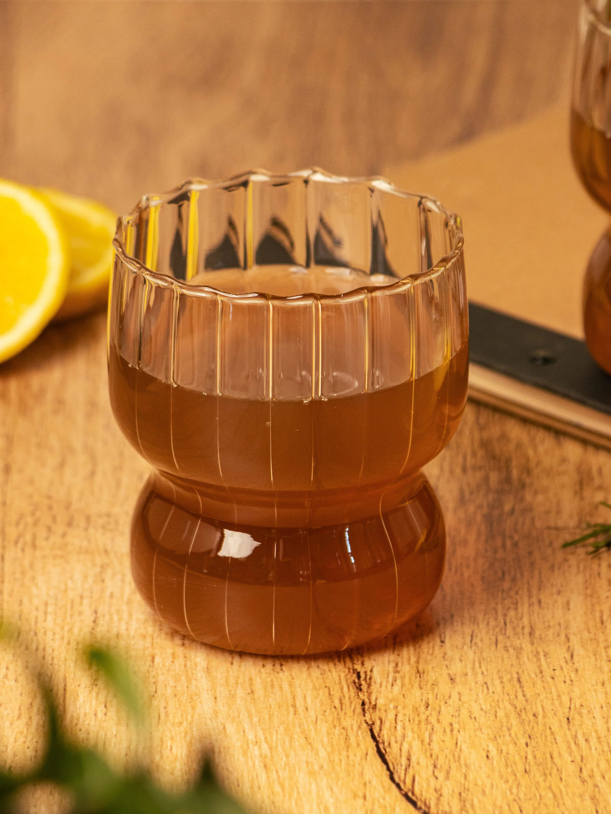 Glass Cup - 350 ML - Kaanch