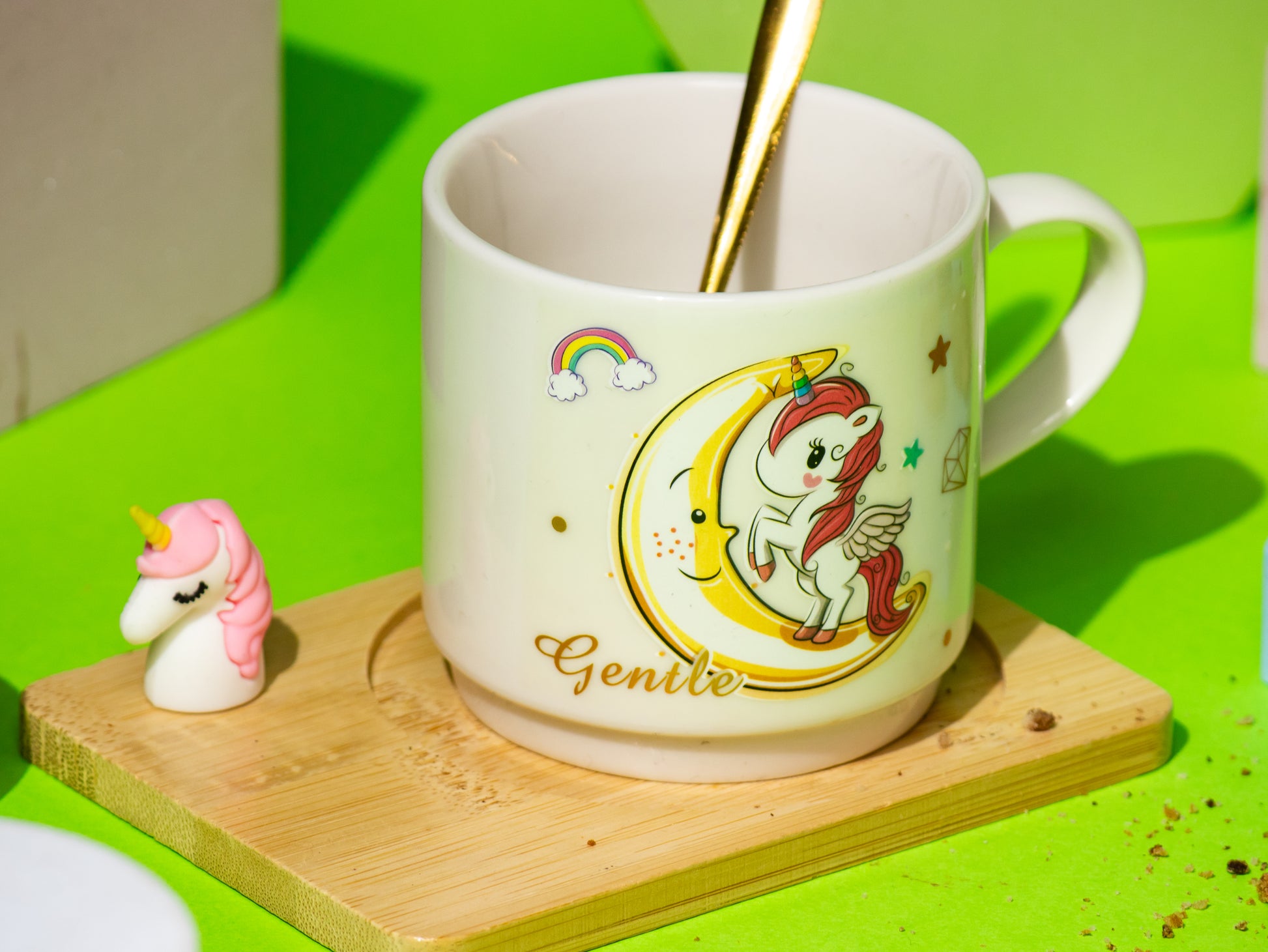 Unicorn Ceramic Cup for Kids - 200 ml - Kaanch