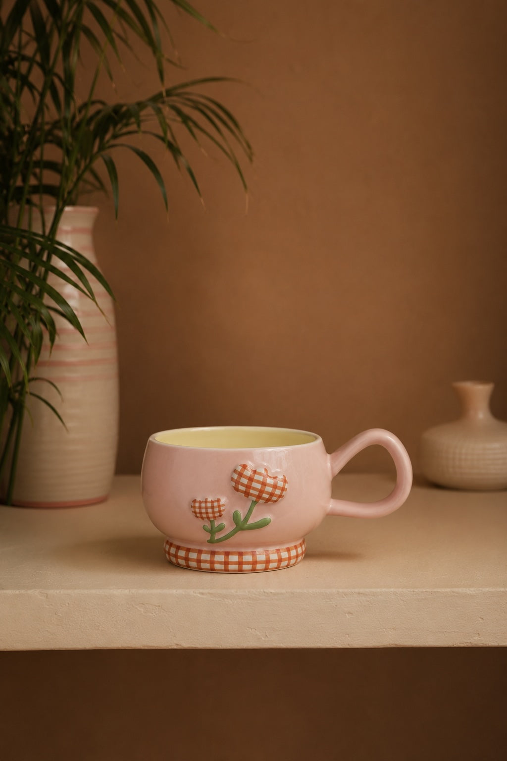 Pink Picnic Ceramic Cup 350 Ml